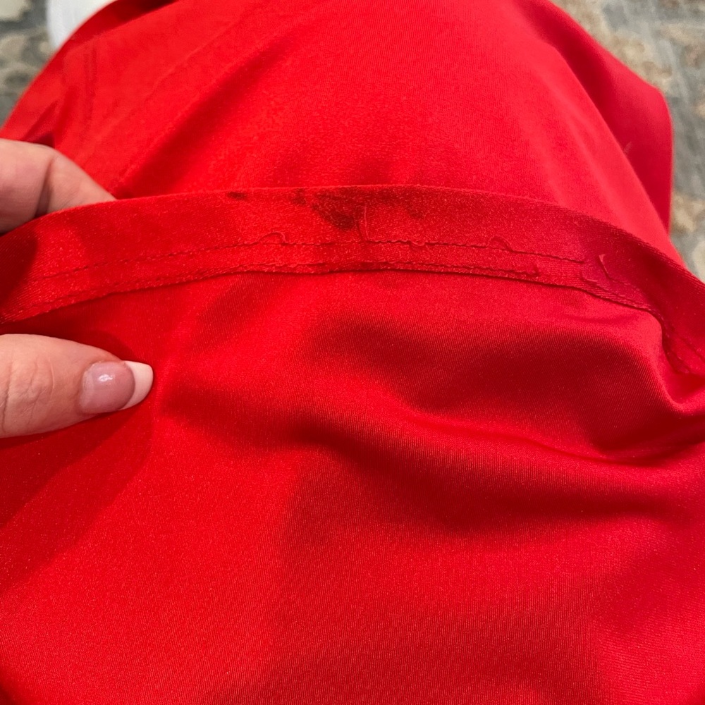 Mew Mews’ Allaire Strapless Ruched Satin Maxi Dress (L) - Picture 8 of 8